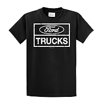 Ford Trucks Classic Square Logo Men's Short Sleeve T-Shirt Pickup Truck F150 F250 Ford Motor Company Tee