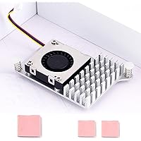 Active Cooler for Raspberry Pi 5, Active Cooling Fan Aluminium Heatsink with Thermal Pads
