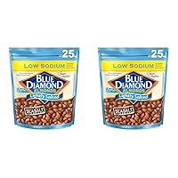 Low Sodium Lightly Salted Snack Nuts, 25 Oz Resealable Bag (Pack of 2)