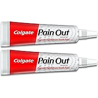 Colgate Pain Out Dental Gel Express Relief From Tooth Pain (20g, Pack of 2, 10g each)