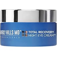 Total Recovery Night Eye Cream- Reduce Wrinkles & Dark Circles w/Peptides and Hyaluronic Acid- Smooth Skin Above & Under Eyes, Anti-Aging Formula for Tightening and Lifting Eye Bags