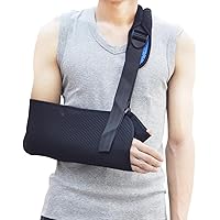 Arm Sling with Thumb Support, Adjustable Arm/Elbow/Wrist & Shoulder Support Brace for Dislocation, Broken & Fractured Arm,Aldult M