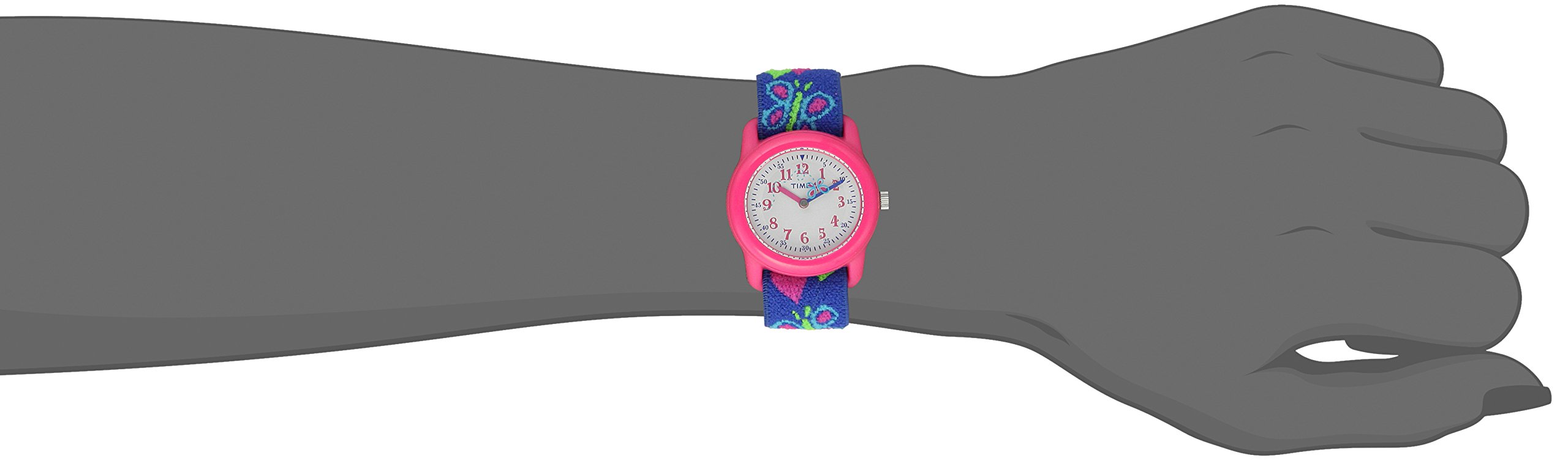 Timex Girls Time Machines Analog Elastic Fabric Strap Watch