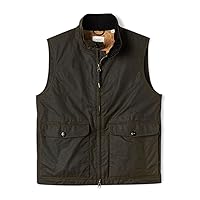 Billy Reid Men's Hunting Vest, Dark Olive, M