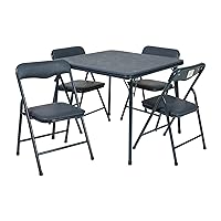 Flash Furniture Mindy Kids Navy 5 Piece Folding Table and Chair Set