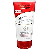 L'Oreal Dermo-Expertise RevitaLift Radiant Smoothing Cream Cleanser 5 oz (Pack of 7)