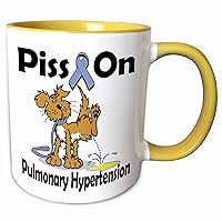 Piss On Pulmonary Hypertension Awareness Ribbon Cause Design - Mugs (mug_115917_13)