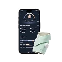 Owlet Dream Sock® - FDA-Cleared Smart Baby Monitor - Track Live Pulse (Heart) Rate, Oxygen in Infants - Receive Notifications - Mint