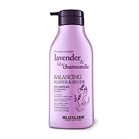 Purple Shampoo for Blonde Hair, Natural Sodium Sulfate Free Shampoo with Lavender Oil & Blue Chamomile Safe for Balancing Platinum/Bleached/Silver/Gray Color Treated Hair, 16.9 Fl Oz
