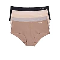 Calvin Klein Women's Invisibles Seamless Hipster Panties, Multipack