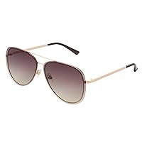 French Connection Women's Darcy Aviator Sunglasses