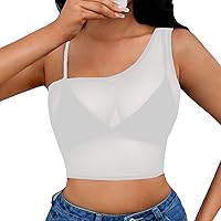Women Sleeveless Casual Tops See Through Women's Mesh Crop Sheer Shirt Short T Sexy Sexy Aprons for Women Lingerie
