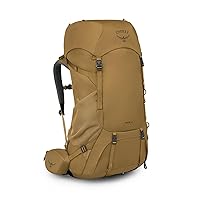 Osprey Rook 65L Men's Backpacking Backpack, Histosol Brown/Rhino Grey