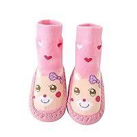 Kids Shoes Size 13 Children Todller Shoes Autumn and Winter Boys and Girls Floor Sports Shoes and Socks Shoes Flat Sole Non Slip Warm Comfortable Cute Animal Pattern Size Five Toddler Boy Shoes