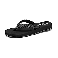 Cobian Women’s Summer Active Comfort Thick Top Sole Thong Braided Bounce Flip-Flops