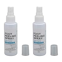 Foot Peeling Spray, 50ml 2pcs Odor Eliminator Moisturizing Foot Spray for Calluses
