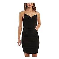 Womens Textured Open Back Sleeveless Sweetheart Neckline Above The Knee Party Body Con Dress