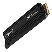 Crucial P5 Plus 2TB Gen4 NVMe M.2 SSD Internal Gaming SSD with Heatsink, Compatible with Playstation 5(PS5) - up to 6600MB/s - CT2000P5PSSD5