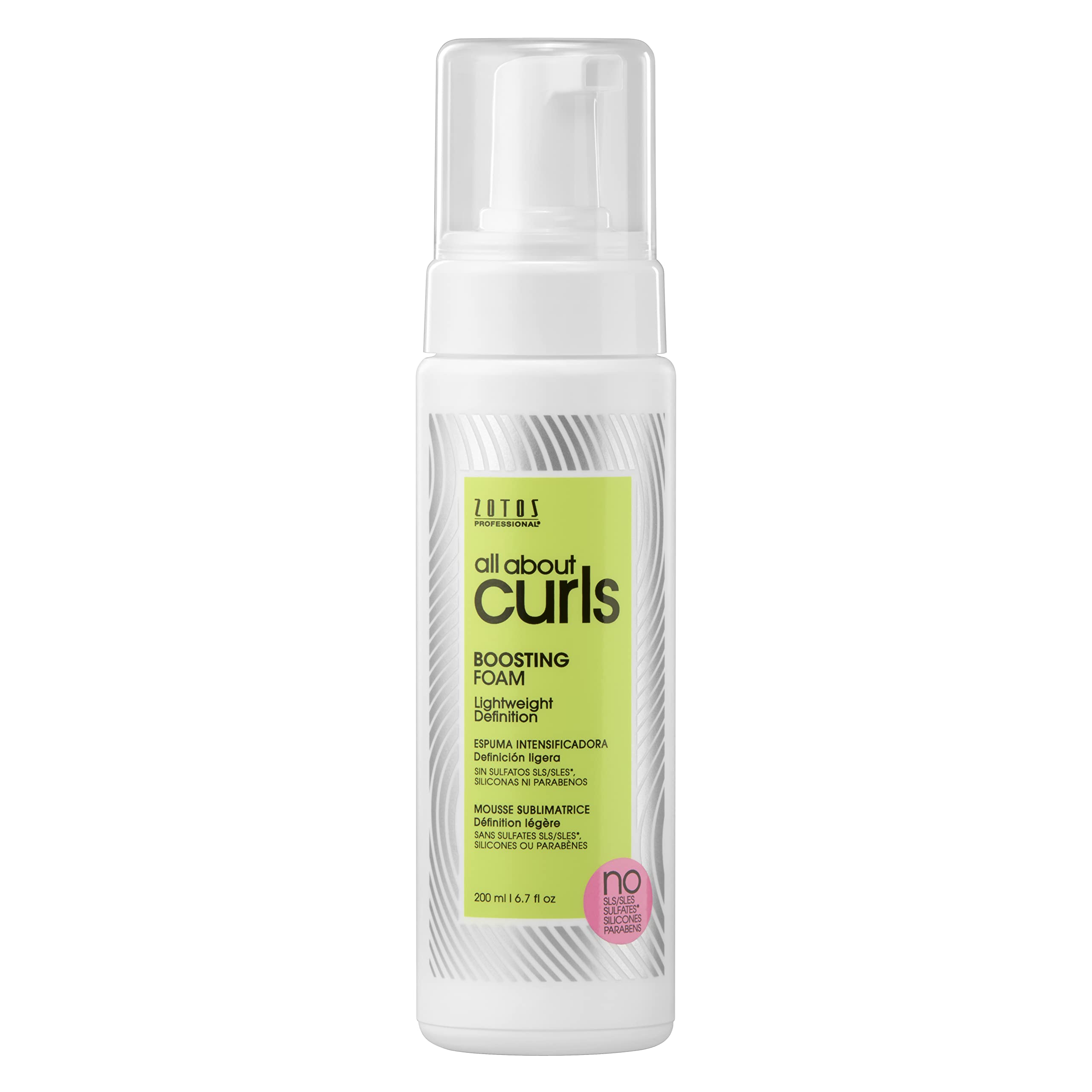 All About Curls Boosting Foam | Lightweight Definition Hold | Volumizing Extra Fullness & Body | All Curly Hair Types