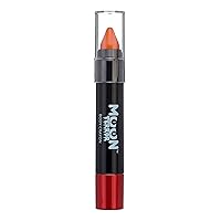 Halloween Face Paint Stick Body Crayon by Moon Terror, SFX Make up - Pumpkin Orange - Special Effects Make up - 0.12oz