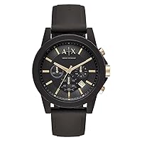 Armani Exchange AX7105 Men's Chronograph Quartz Watch with Silicone Strap
