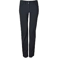 KK Fashion Lines Womens Smart Stretch Trousers with 2 Front Buttons, Ideal for Work, Inside Leg 31