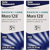 Bausch & Lomb Sodium Chloride Hypertonicity Solution 5% Drops, 15ml (2 Box Only)