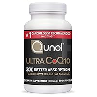 Ultra CoQ10 100mg Softgels- 3x Better Absorption, Antioxidant for Heart Health & Energy Production, Coenzyme Q10 Vitamins and Supplements, 1 Month Supply, 30 Count