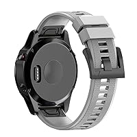 Quick Release Easy Fit Silicone Watch Band 26 22 20MM Strap For Garmin Fenix 7X, Fenix 7 Watch