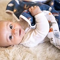 Bebe au Lait Muslin Quilt Blanket, Super Soft 100% Cotton, Snuggle & Swaddle in Comfort, Perfect for Newborn, Babies, & Toddlers, Stroller & Crib Bedding, Large 48