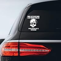 What I Left in My Truck is Not Worth Your Life Sticker Decal Notebook Car Laptop 4