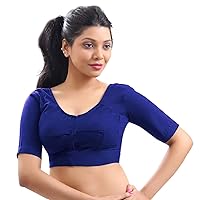 Pure Cotton Blouse Top Shirt Wedding Choli Saree Skirt Bollywood Indian