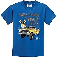 Kids Ford F-150 T-Shirt Driving Trucks Tagging Bucks Youth Tee