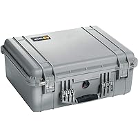 Pelican 1550 Camera Case With Foam (Silver)
