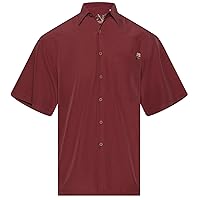 Bamboo Cay Men's Paradise Roll Embroidered Camp Shirt