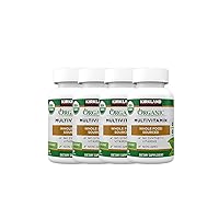 Kirkland Signature USDA Organic Multivitamin, 80 Coated Tablets (Pack of 4)