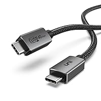 uni USB4 Cable 6FT, 8K USB C Video Cable, 240W Fast Charging Cord Support 8K@60Hz, 40Gbps Data Transfer Compatible with Thunderbolt 4/3 Cable, iPhone 15 Pro/Max, MacBook Pro/Air, Samsung and More
