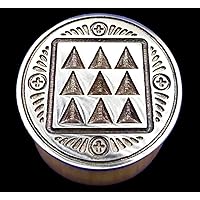 Metal Brass Seal Stamp for The Holy Bread Orthodox Liturgy Traditional Prosphora Baking Cookies Bakeware Baking Forms Molds Cookie Biscuit Cutter Stamps - NINTH (⌀ 0.79-2.56 inches / 20-65 mm)