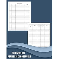 Registro dei permessi di costruire (Italian Edition)