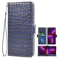 Wallet Folio Case for ASUS Smartphone for Snapdragon INSIDERS, Premium PU Leather Slim Fit Cover, 2 Card Slots, 1 Transparent Photo Frame Slot, Anti Shock, Blue