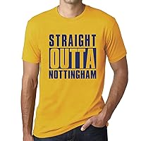 Men's Graphic T-Shirt Straight Outta Nottingham Eco-Friendly Limited Edition Short Sleeve Tee-Shirt Vintage