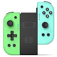 Joy Con for N-Switch/Switch Lite, FOCOLABU Switch Joy Pad Controller with Wake-up Function, Turbo, Motion Control & Dual Vibration, Gamepad Joystick Replacement for N-Switch Console