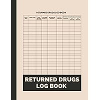 Returned Drugs Log Book: Medication Returns Book, Record and Keep Track of Your All Your Medication Returns and Expired Drugs