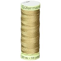 Gutermann 30H-520 Top Stitch Heavy Duty Thread 33 Yards-Wheat