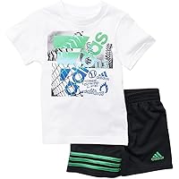 adidas Baby Boys Logo T-Shirt & Shorts Set