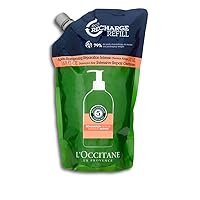 L'OCCITANE Intensive Repair Conditioner: Shinier + Stronger Hair, Infused with 100% Natural Essential Oils, For Damaged + Brittle Hair. 16.9 Fl. Oz Refill