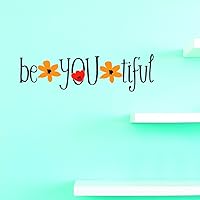 Design with Vinyl JER 1405 3 Be You Tiful 16X40 As Seen, 16