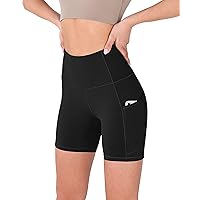 ODODOS Workout Shorts for Women, High Waist Running Yoga Exercise Cycling Hiking Biker Shorts with Pockets-6