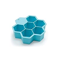 Hexagon Silicione Ice Cube Tray, 6 Large Honeycomb Cubes