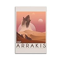 Arrakis Dune Sandworm Poster Decorative Painting Canvas Bed Room Art Living Room Decor Modern Aesthetic Poster 12x18inch(30x45cm) Unframe-style